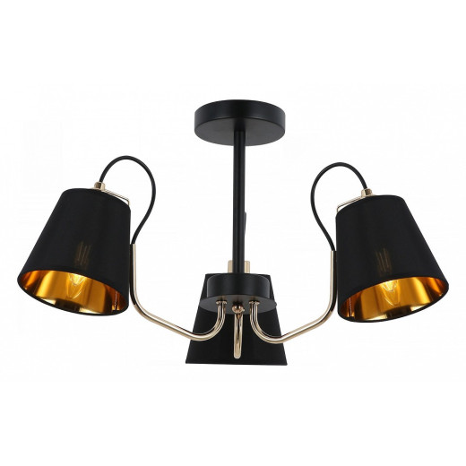 Люстра на штанге ILLUMICO  IL6120-3COU-79 BK GD