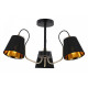 Люстра на штанге ILLUMICO  IL6120-3COU-79 BK GD