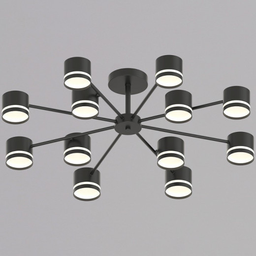 Люстра на штанге 89730-0.3-12 GX53 BK