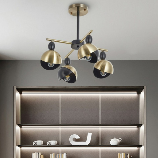 Люстра на штанге Arte Milano Neapolis-71307 271307/4 BK/GD