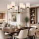 Люстра на штанге ST-Luce BLACK+BRASS SL1404.303.08