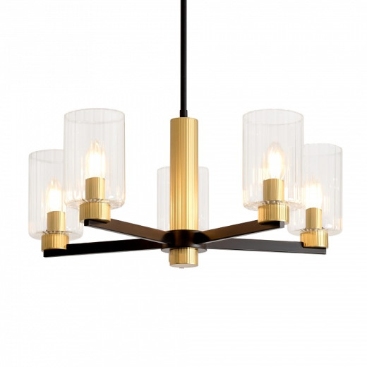 Люстра на штанге Freya Ombre FR2051CL-05BBS
