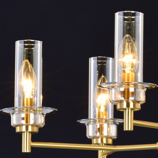 Люстра на штанге ILLUMICO  IL5216-6PLS-24 HIGHBALL