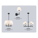 Люстра на штанге Ambrella Light LH LH75153