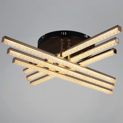 Люстра на штанге  86090-0.3-06A BK+FG