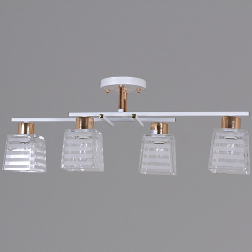 Люстра на штанге  09260-0.3-04 WH+FG