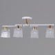 Люстра на штанге  09260-0.3-04 WH+FG