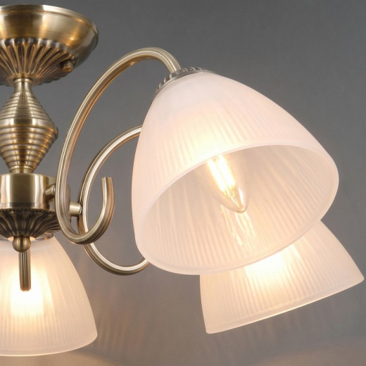 Люстра на штанге ILLUMICO  IL0897-5CSQ-26 AB ELITE