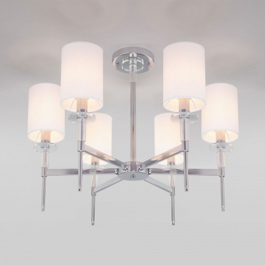 Люстра на штанге Eurosvet Brielle 60132/6 хром