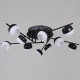 Люстра на штанге Reluce  11590-0.3-10 Black