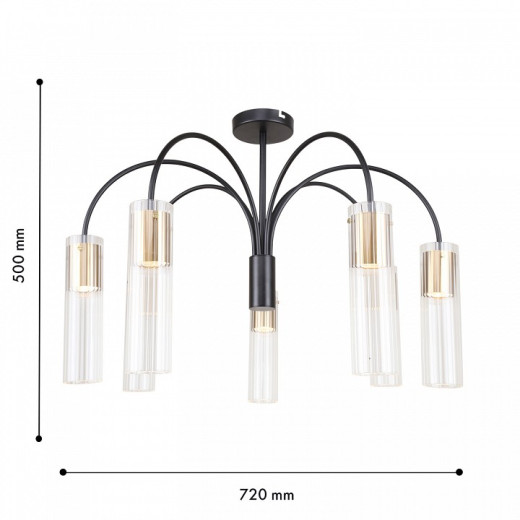Люстра на штанге F-promo Kors 4740-7C
