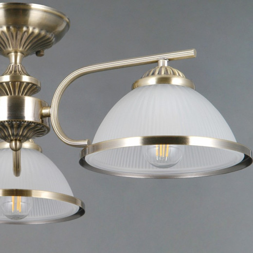 Люстра на штанге ILLUMICO  IL0891-3CSQ-26 AB ELITE