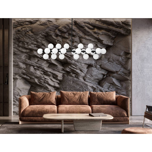 Люстра на штанге LUMINA DECO MARSIADA LDP 6033-24 BK