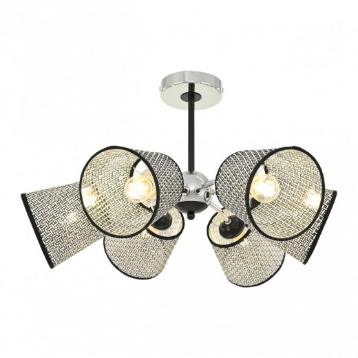 Люстра на штанге Arte Milano Napoli-320007 320007/3+3 CR.BK