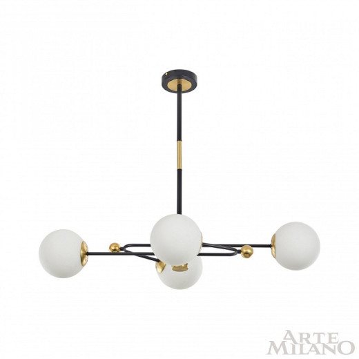 Люстра на штанге Arte Milano Neapolis-72708 272708/4 BK/GD