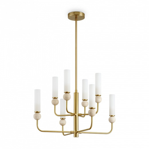 Люстра на штанге Freya Sunspot FR5482CL-08BS