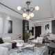 Люстра на штанге Arte Milano Neapolis-73808 274307/6 BK/GD