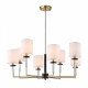 Люстра на штанге ST-Luce BLACK+BRASS SL1404.303.08