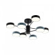 Люстра на штанге Arte Milano Ferrara 250906/8B Bk/Gr