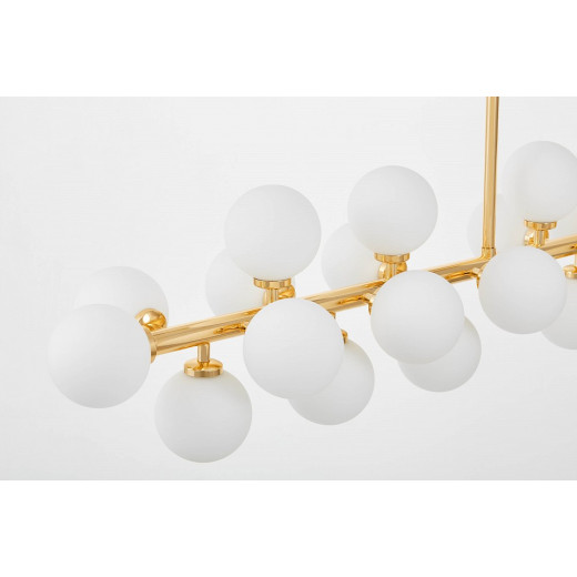 Люстра на штанге LUMINA DECO MARSIADA LDP 6033-24 GD