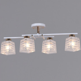 Люстра на штанге  09260-0.3-04 WH+FG