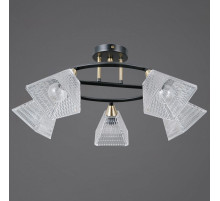 Люстра на штанге ILLUMICO IL0850 IL0850-5CSQ-25BKAB ELITE