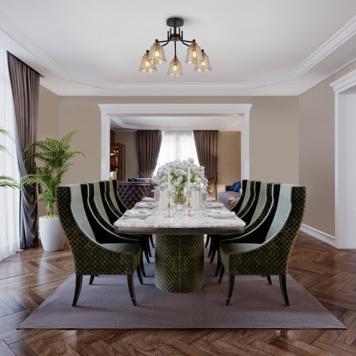 Люстра на штанге Freya Capella FR4017PL-05BBZ