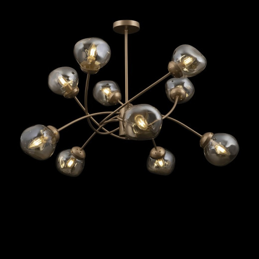 Люстра на штанге Freya  FR8017PL-10MG