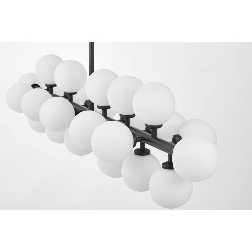 Люстра на штанге LUMINA DECO MARSIADA LDP 6033-24 BK