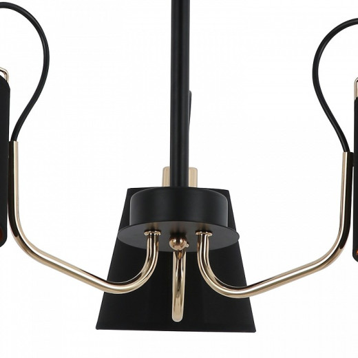 Люстра на штанге ILLUMICO  IL6120-3COU-79 BK GD