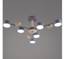 Люстра на штанге 03758-0.3-06 GREY+WOOD GX53