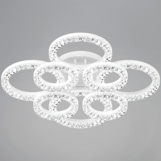 Люстра на штанге  09847-0.3-4+4A WH