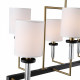 Люстра на штанге ST-Luce BLACK+BRASS SL1404.338.08