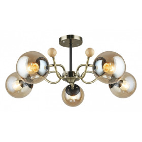 Люстра на штанге 02021-0.3-05 AB+BK