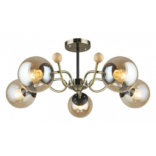 Люстра на штанге 02021-0.3-05 AB+BK