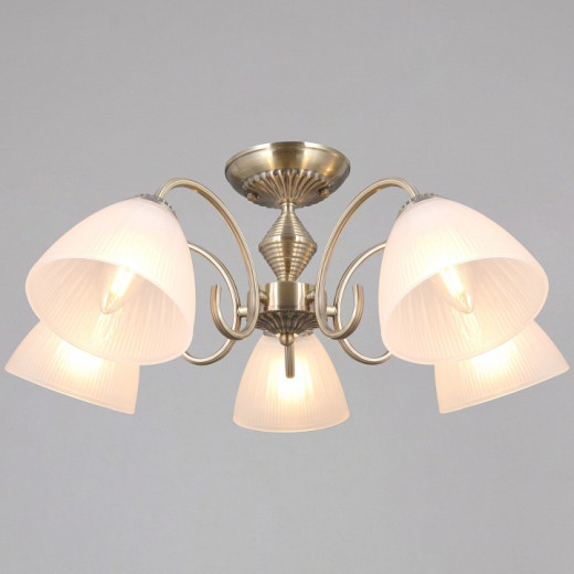 Люстра на штанге ILLUMICO  IL0897-5CSQ-26 AB ELITE