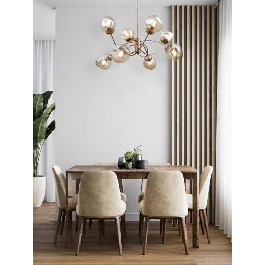 Люстра на штанге Freya  FR8017PL-08MG