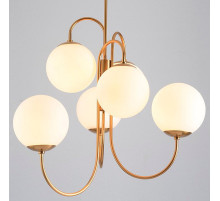 Люстра на штанге Imperiumloft Gooseneck Pelle Chandelier 40.2347