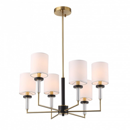 Люстра на штанге ST-Luce BLACK+BRASS SL1404.303.06