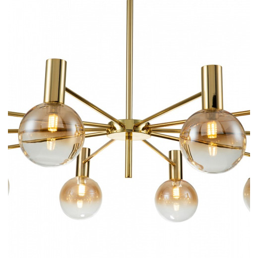 Люстра на штанге Indigo Collana 13015/10R Gold