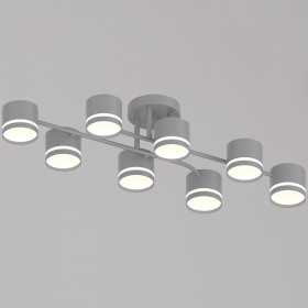 Люстра на штанге 77730 77730-0.3-08 GX53 GREY