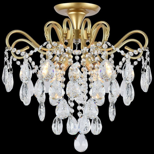 Люстра на штанге 04066-0.3-04 MATT GOLD+CR