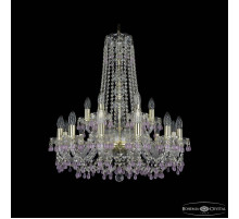 Подвесная люстра Bohemia Ivele Crystal 1410 1410/12+6/240/h-74 G V7010