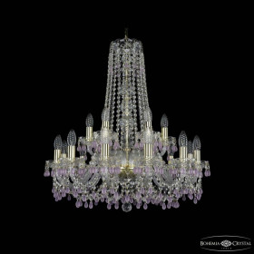 Подвесная люстра Bohemia Ivele Crystal 1410 1410/12+6/240/h-74 G V7010