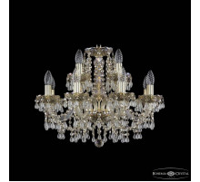 Подвесная люстра Bohemia Ivele Crystal 1410 1410/8+4/195 G V0300 M801