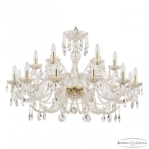 Подвесная люстра Bohemia Ivele Crystal 105 105/12+6/360 G