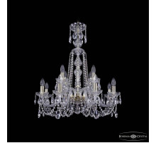 Подвесная люстра Bohemia Ivele Crystal 1402 1402/8+4/240/XL-77 G