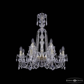 Подвесная люстра Bohemia Ivele Crystal 1402 1402/8+4/240/XL-77 G