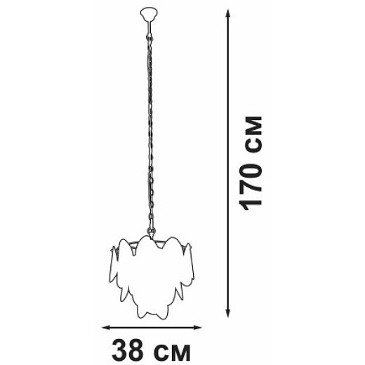 Подвесная люстра Vitaluce V5314 V5314-9/5