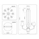 Подвесная люстра Ambrella Light LH LH75403